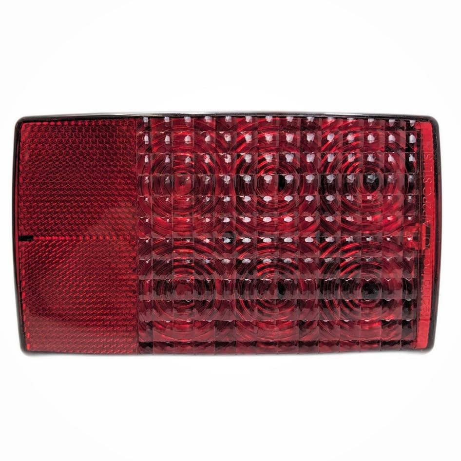 EZ Loader Boat Trailer LED Tail Light Right Side 6 x 3.5 250-032136, Red
