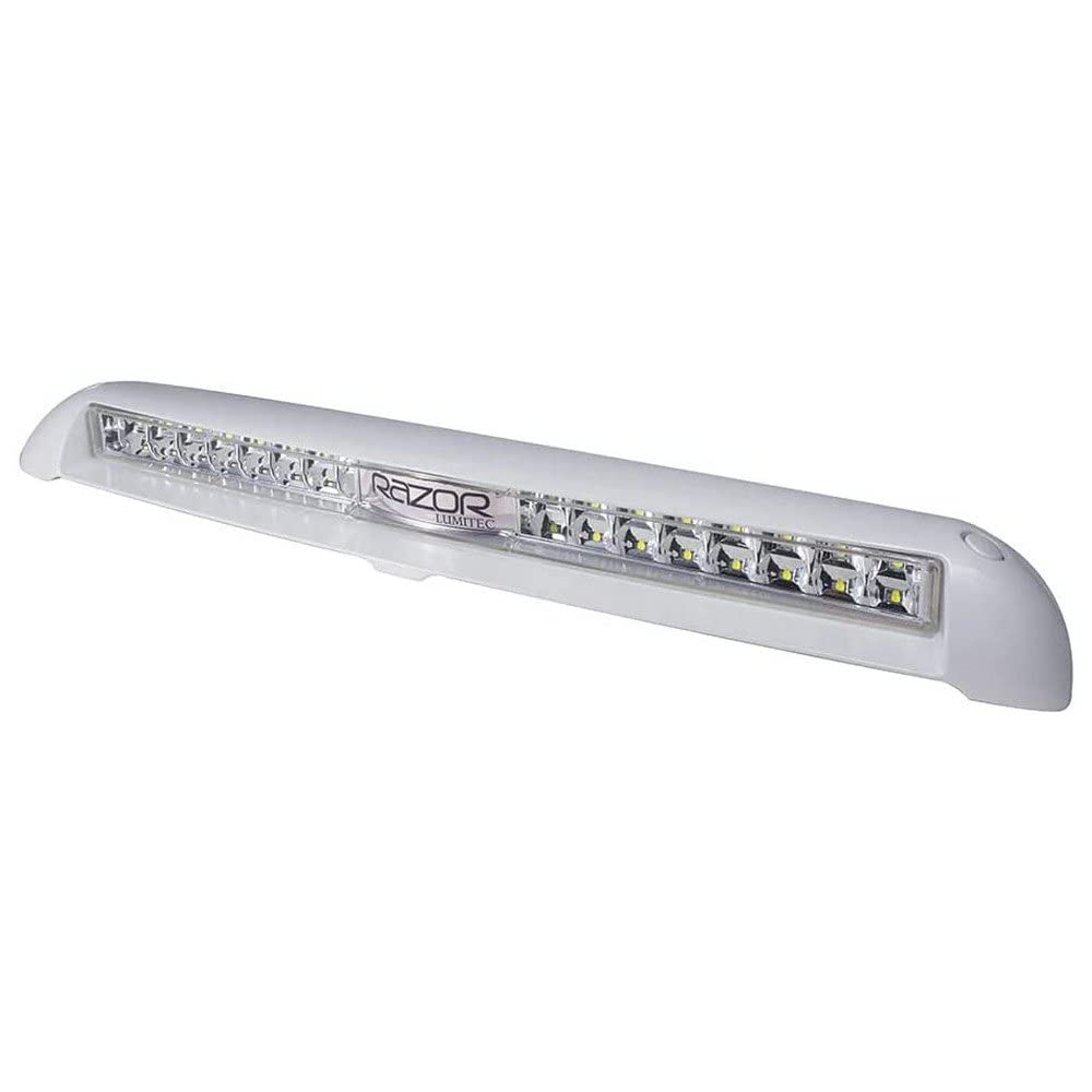 Lumitec 101586, Razor LED Light Bar – Flood Beam – Flush Mount – 10,000+ Lumens – Marine-Grade, Low-Profile Design