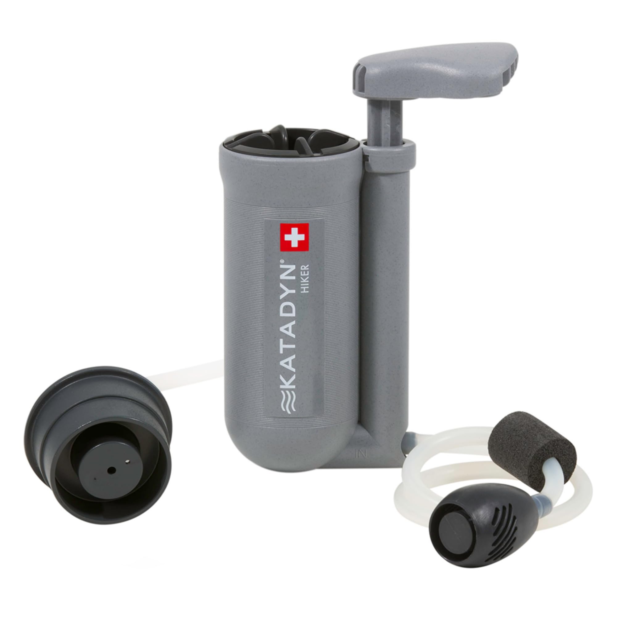 Katadyn KFT Expedition Stainless Steel Hand Pump Water Filter, Silver