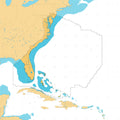 C-MAP Reveal X - Chesapeake Bay to The Bahamas, Map Card for Marine GPS chartplotters