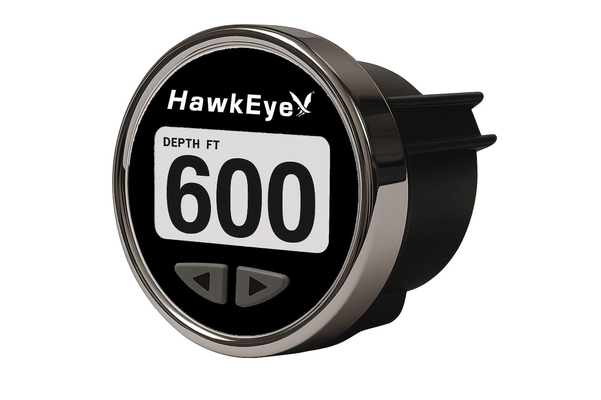 Hawkeye DepthTrax Edge Depth Finder, HD Color Display, 600 ft Maximum Depth, Transom Mount Transducer