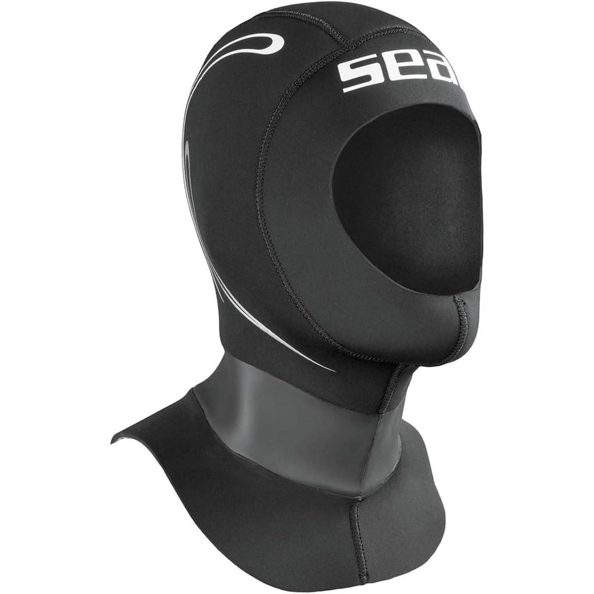 Seac Tekno, 5mm Neoprene Hood for Diving Suit with Air Release Valve Vent System, for Men and Women