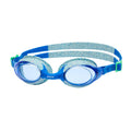 Zoggs Unisex Bondi Remix Goggles | Quick Adjust Strap UV Protection Anti Fog Tinted Lens Outdoor Indoor Swimming Sports, Blue/Gray