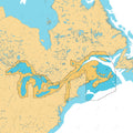 C-MAP Reveal X - Great Lakes to Nova Scotia, Map Card for Marine GPS chartplotters