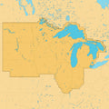 C-MAP Reveal X - US Lakes North Central, Map Card for Marine GPS chartplotters