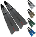 Seac Talent, Semi-Long Fins for Spearfishing, Free Diving and Diving, Black, US 8-8.5