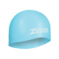 Zoggs Unisex () ZOGGS Silicone Cap Easy FIT Light Blue 301624, Light Blue, One Size UK
