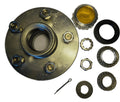 EZ Loader 5 Lug Oil Bath H1000 Threaded Hub Kit with Bearings, Seals, Cap, and Hardware for Boat Trailer. Replacment Oil Bath Hub